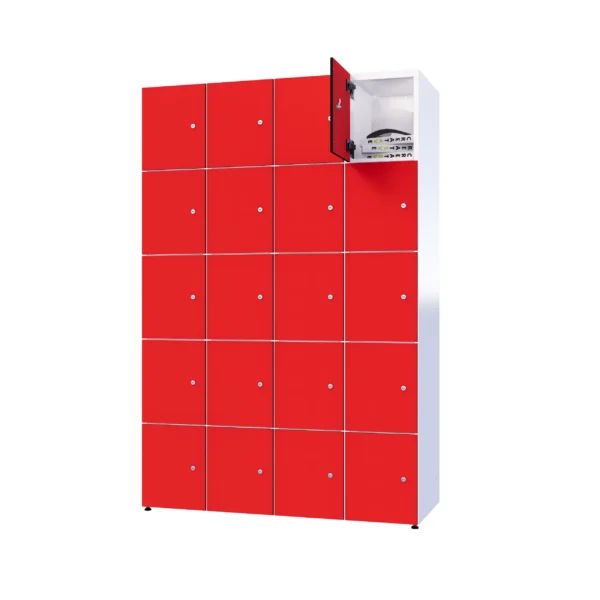 Armoire de consigne en métal avec HPL - Combo