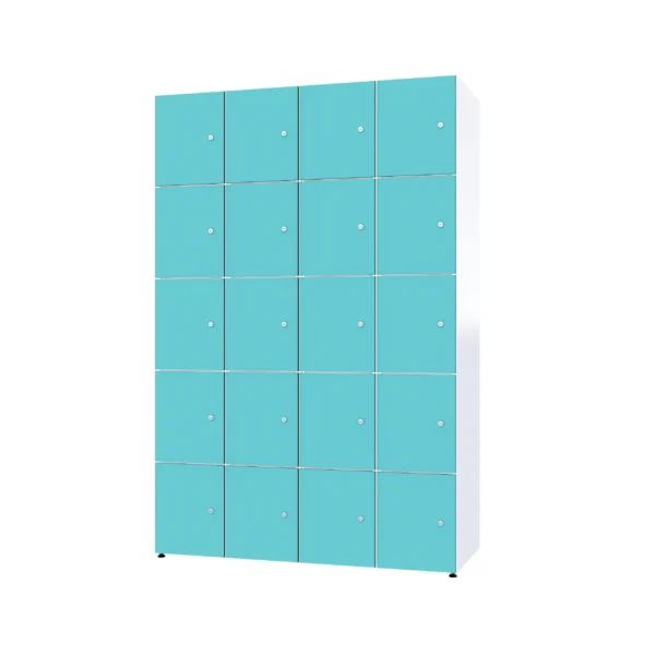 Armoire de consigne en métal avec HPL - Combo