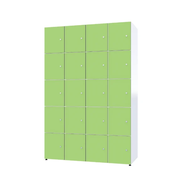 Armoire de consigne en métal avec HPL - Combo