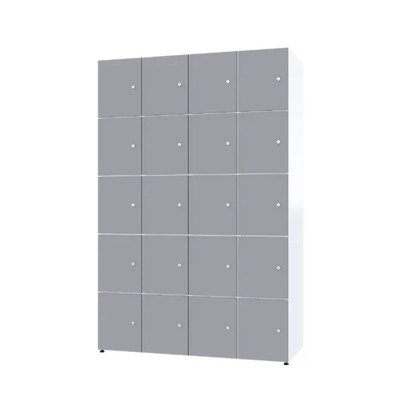 Armoire de consigne en métal avec HPL - Combo