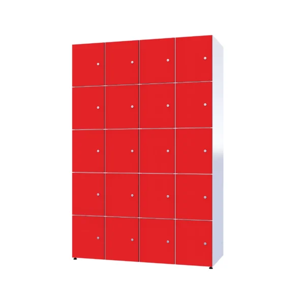 Armoire de consigne en métal avec HPL - Combo