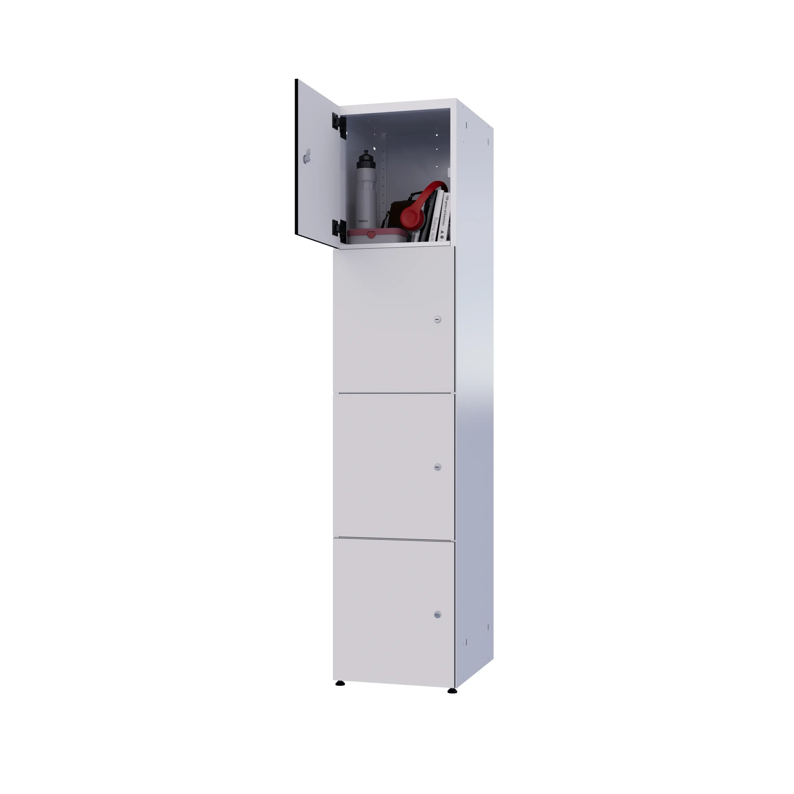 Armoire métallique modulaire avec HPL - Combo 4 niveaux – Image 18