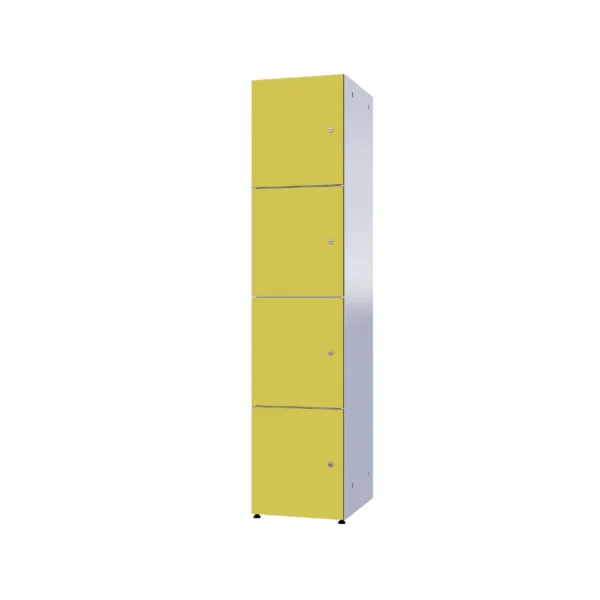 Armoire métallique modulaire avec HPL - Combo 4 niveaux