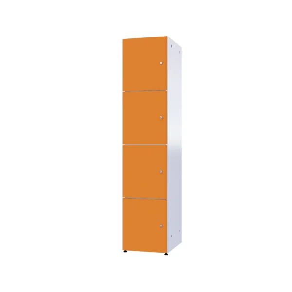 Armoire métallique modulaire avec HPL - Combo 4 niveaux