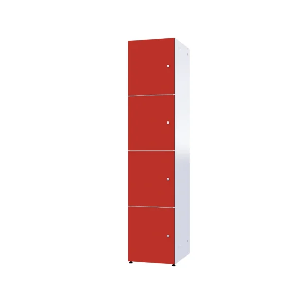 Armoire métallique modulaire avec HPL - Combo 4 niveaux