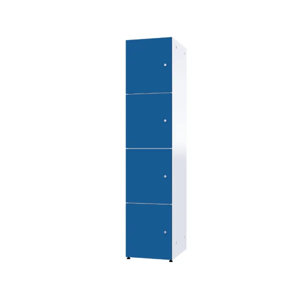 Armoire métallique modulaire avec HPL - Combo 4 niveaux