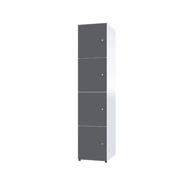Armoire métallique modulaire avec HPL - Combo 4 niveaux