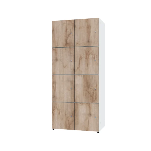 Armoire métallique modulaire avec HPL - Combo 4 niveaux