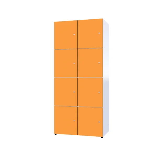 Armoire métallique modulaire avec HPL - Combo 4 niveaux