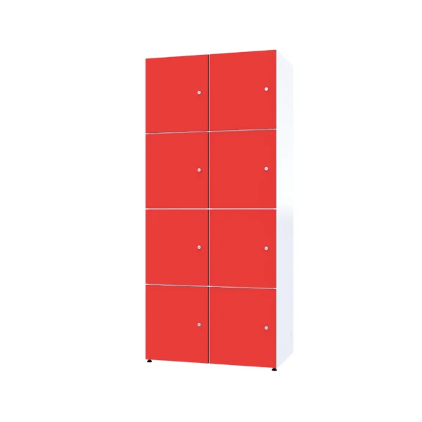Armoire métallique modulaire avec HPL - Combo 4 niveaux