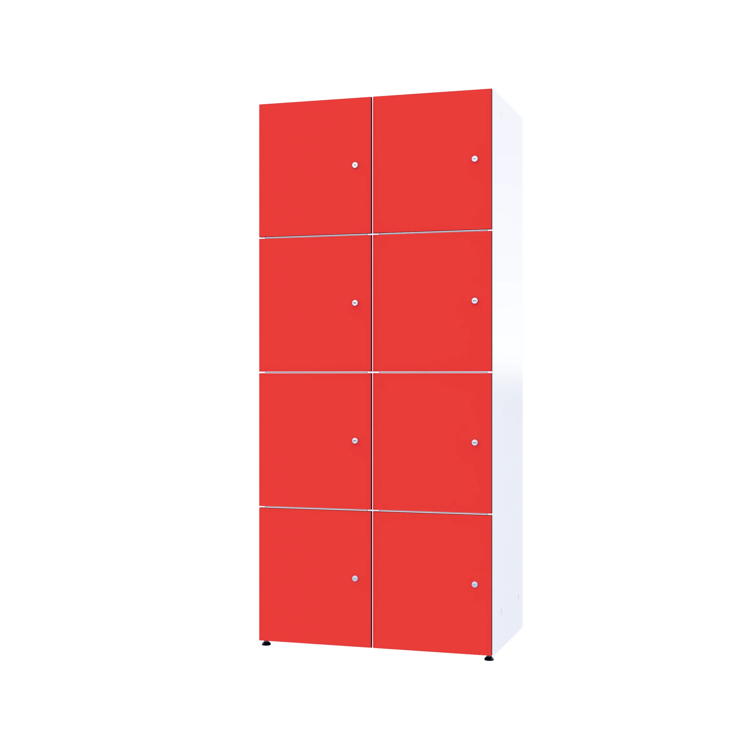 Armoire métallique modulaire avec HPL - Combo 4 niveaux – Image 47