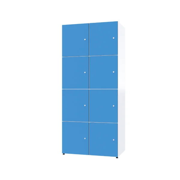 Armoire métallique modulaire avec HPL - Combo 4 niveaux