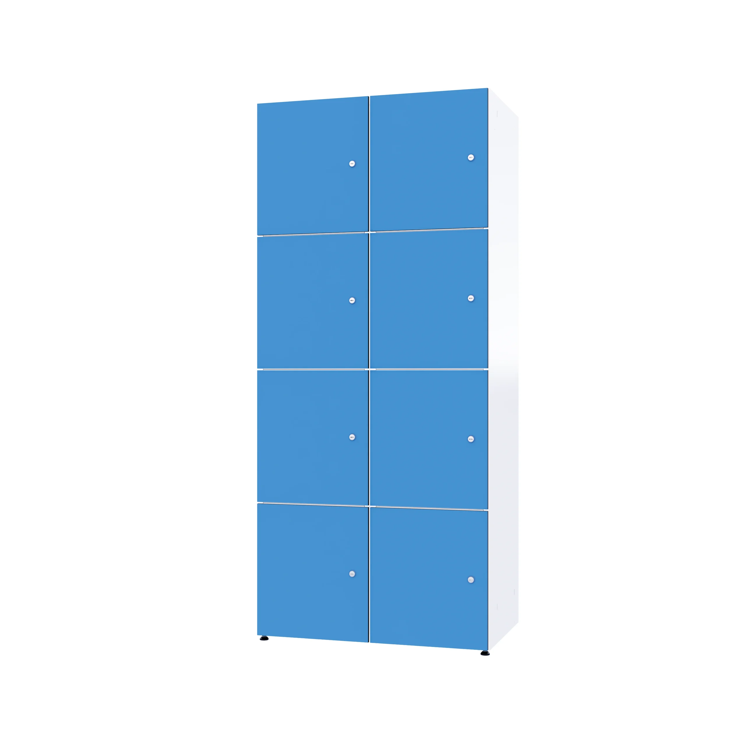 Armoire métallique modulaire avec HPL - Combo 4 niveaux – Image 55