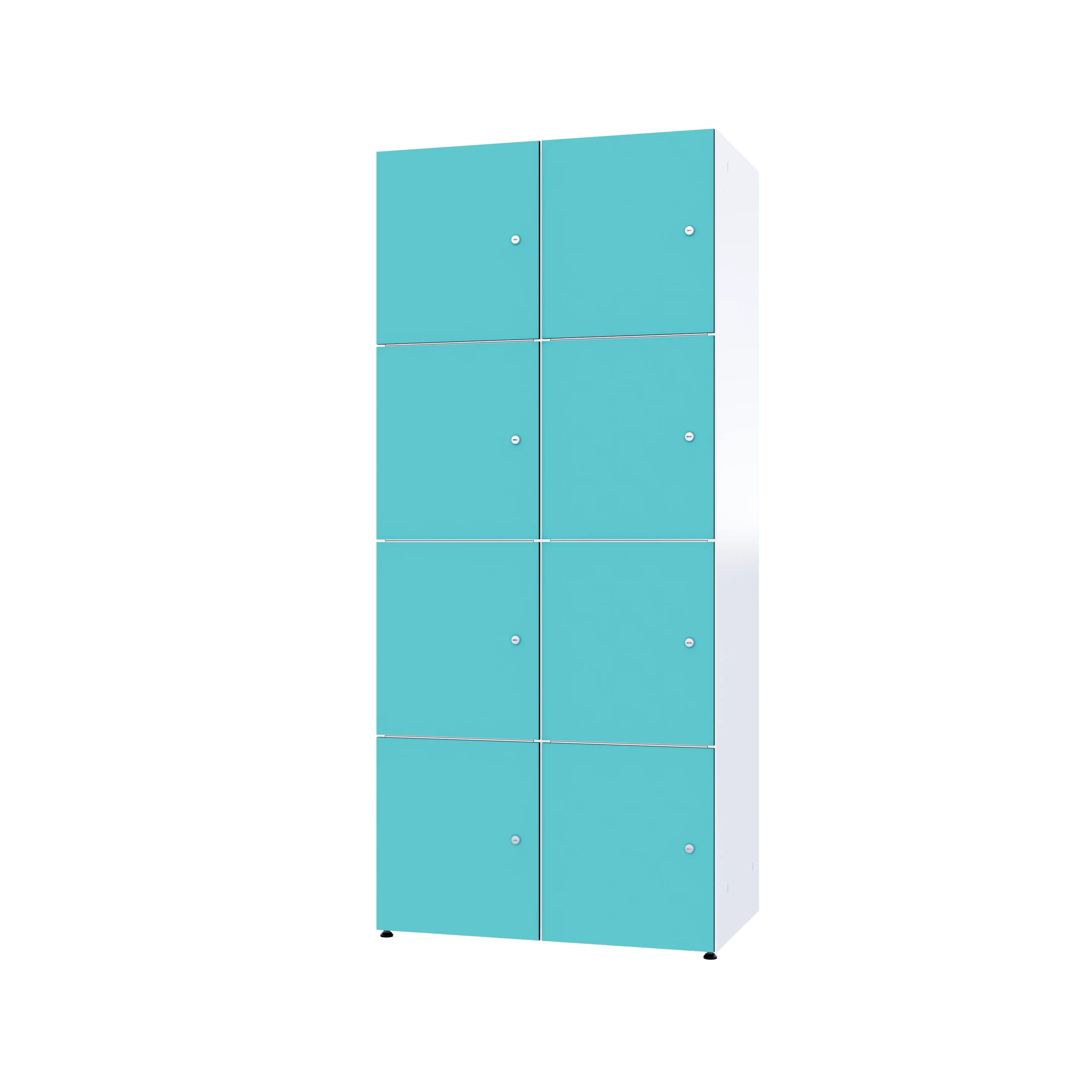 Armoire métallique modulaire avec HPL - Combo 4 niveaux – Image 54