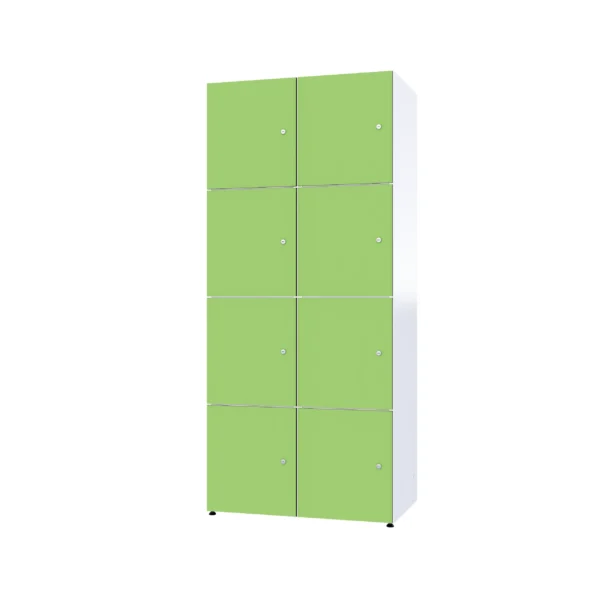 Armoire métallique modulaire avec HPL - Combo 4 niveaux