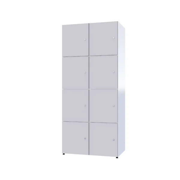 Armoire métallique modulaire avec HPL - Combo 4 niveaux