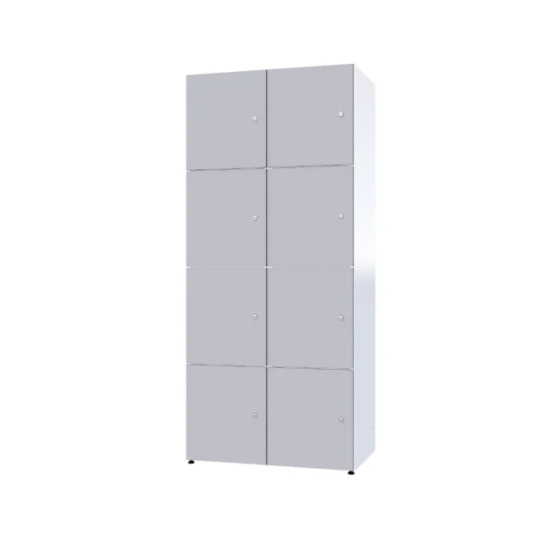 Armoire métallique modulaire avec HPL - Combo 4 niveaux