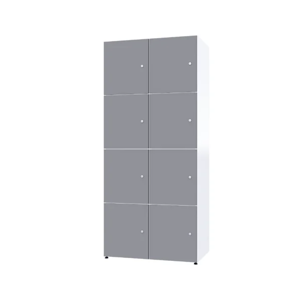 Armoire métallique modulaire avec HPL - Combo 4 niveaux