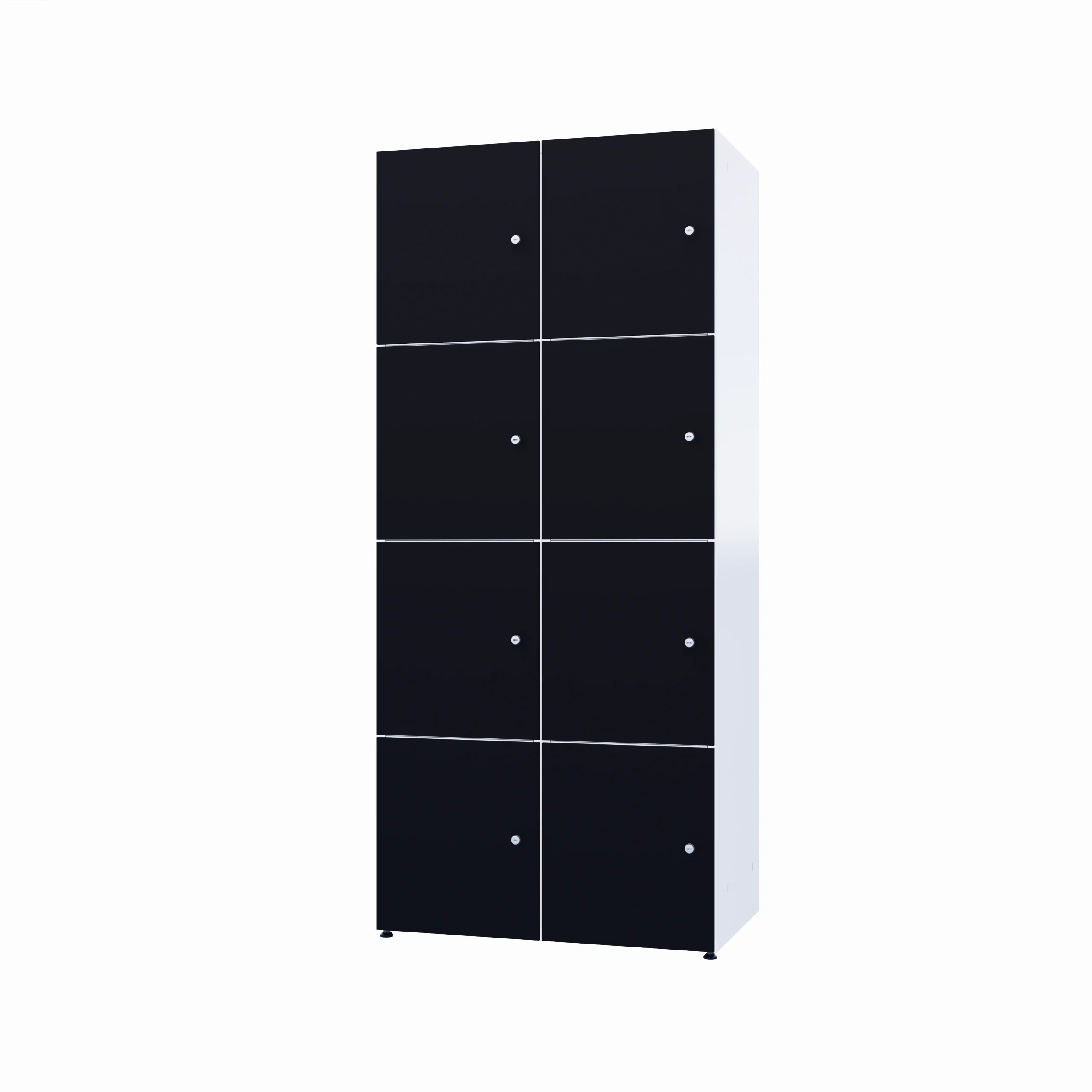 Armoire métallique modulaire avec HPL - Combo 4 niveaux – Image 50