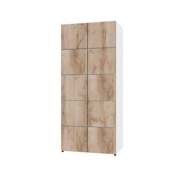 Armoire de consigne en métal avec HPL - Combo