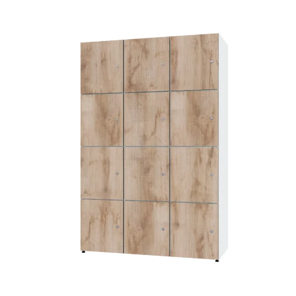 Armoire métallique modulaire avec HPL - Combo 4 niveaux