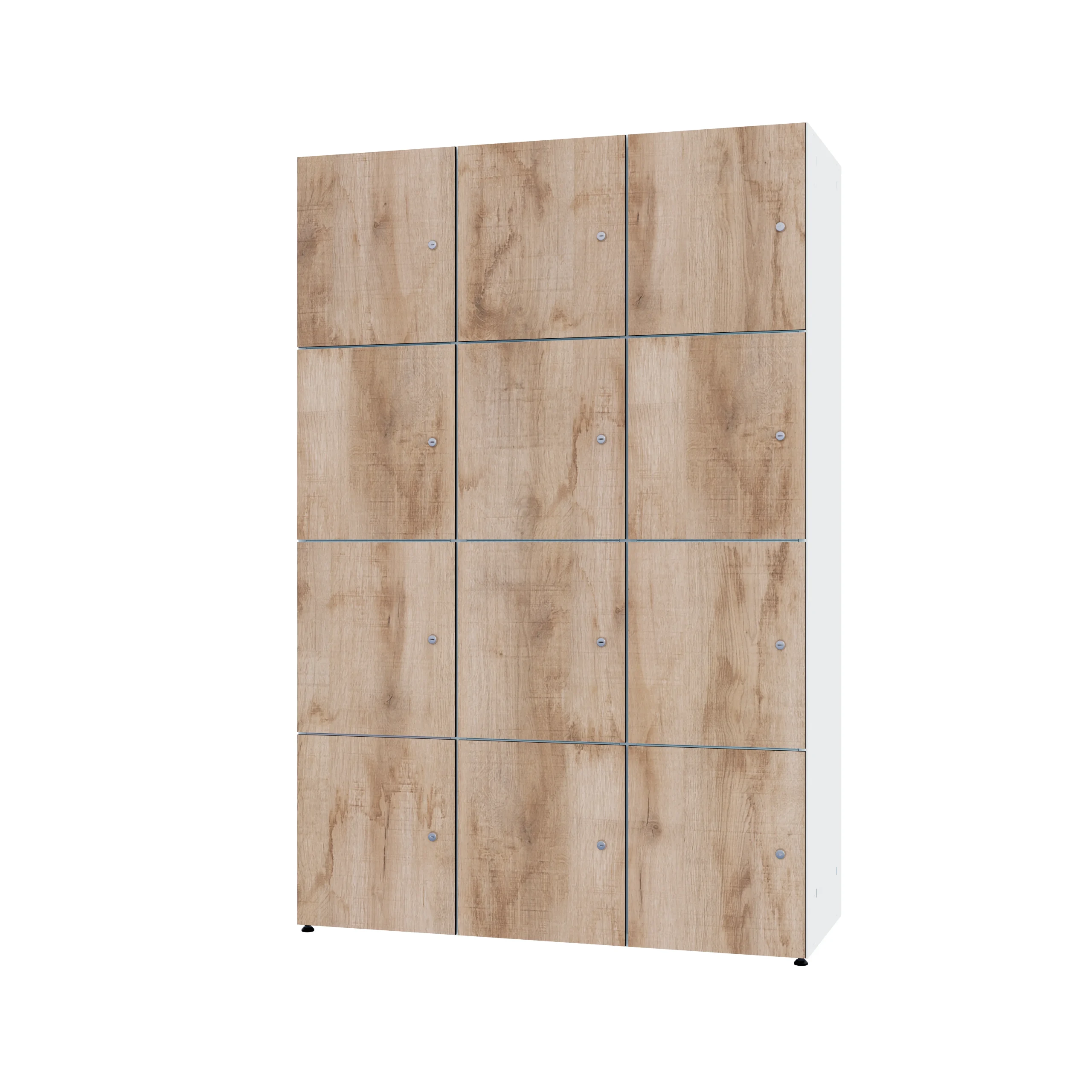 Armoire métallique modulaire avec HPL - Combo 4 niveaux – Image 79