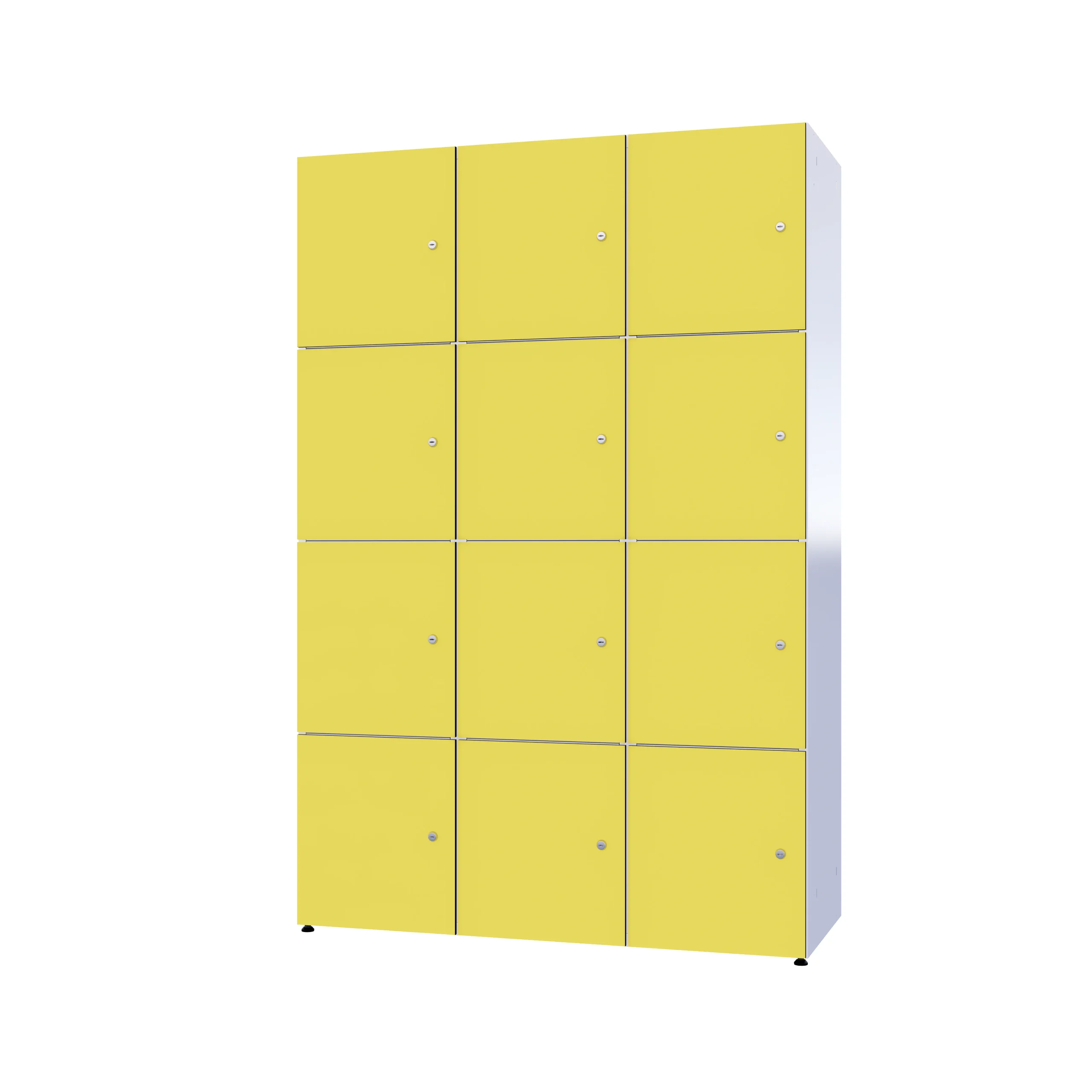 Armoire métallique modulaire avec HPL - Combo 4 niveaux – Image 90