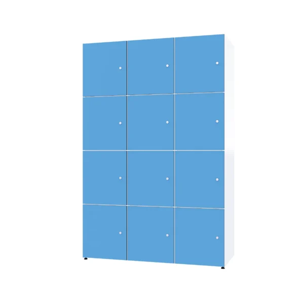 Armoire métallique modulaire avec HPL - Combo 4 niveaux