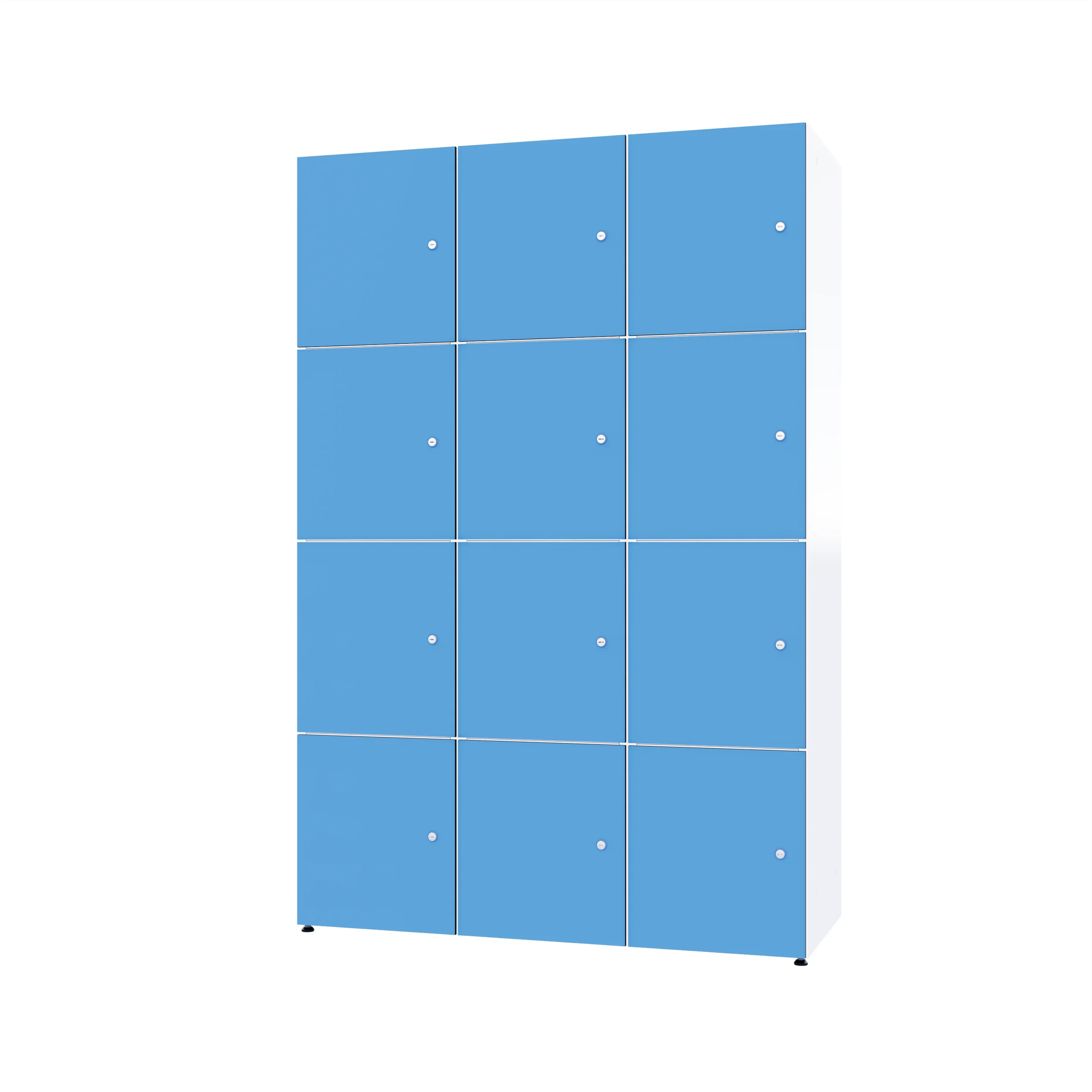 Armoire métallique modulaire avec HPL - Combo 4 niveaux – Image 87