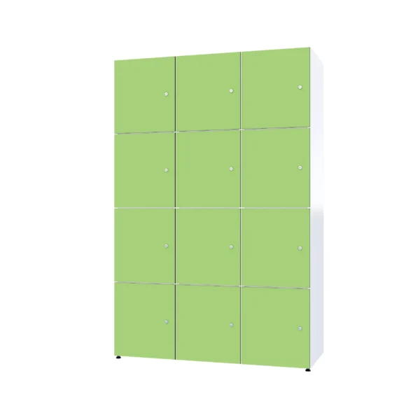 Armoire métallique modulaire avec HPL - Combo 4 niveaux
