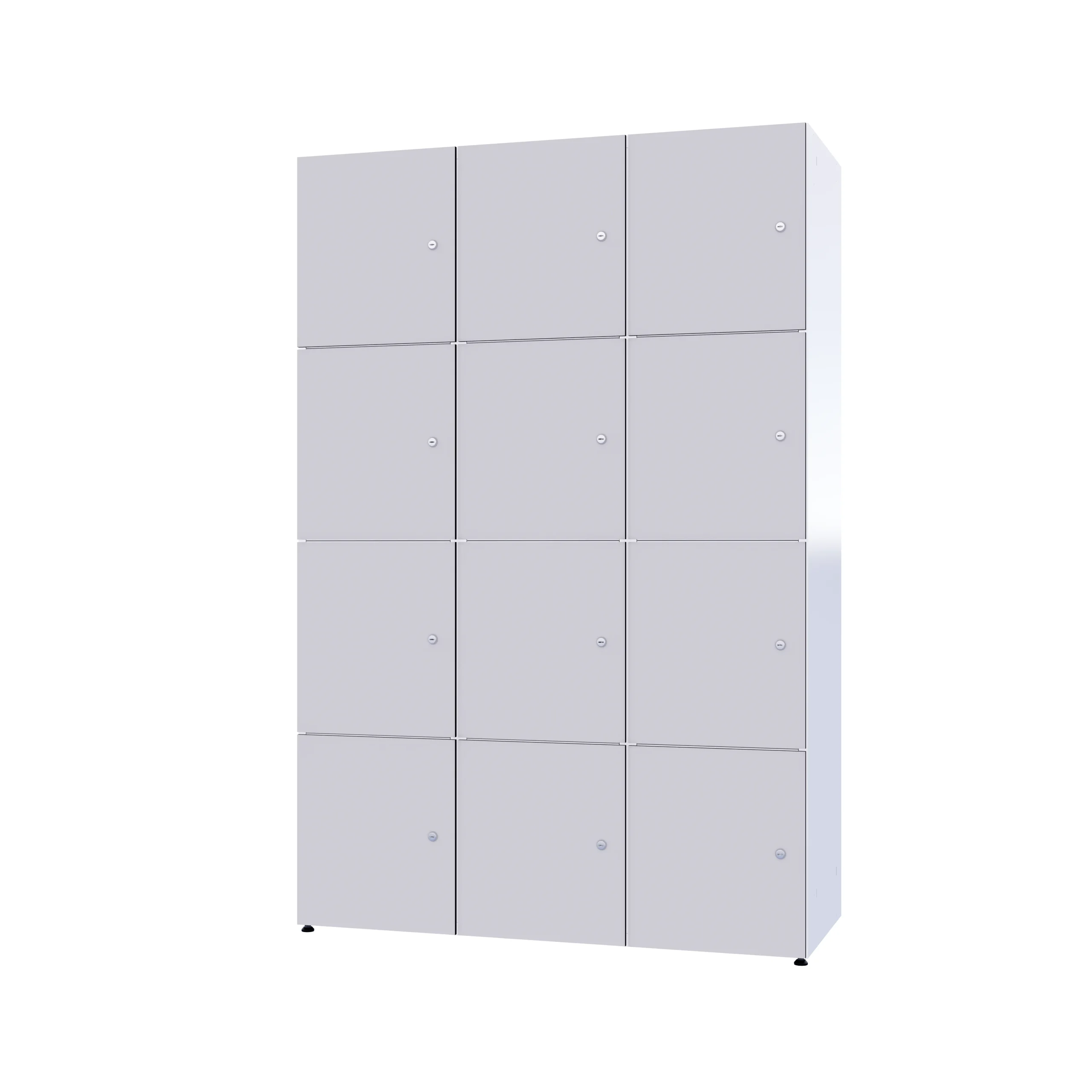Armoire métallique modulaire avec HPL - Combo 4 niveaux – Image 84
