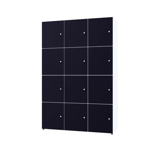 Armoire métallique modulaire avec HPL - Combo 4 niveaux
