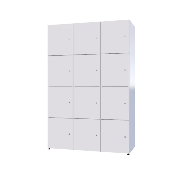 Armoire métallique modulaire avec HPL - Combo 4 niveaux