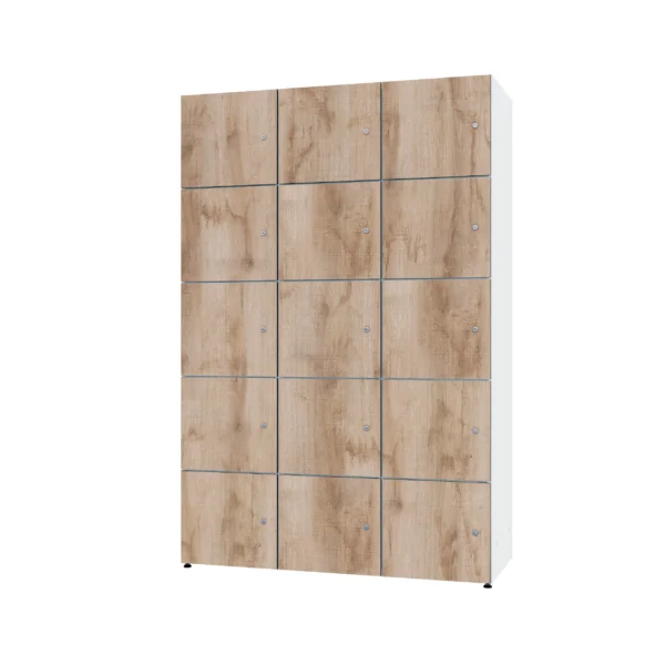 Armoire de consigne en métal avec HPL - Combo