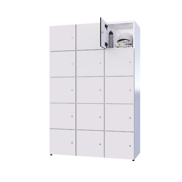 Armoire de consigne en métal avec HPL - Combo