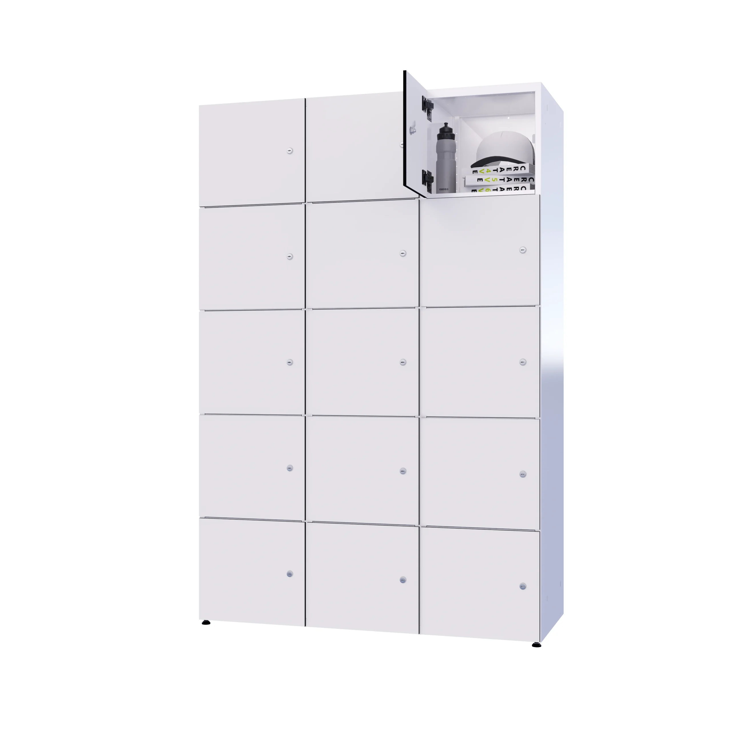 Armoire de consigne en métal avec HPL - Combo – Image 77