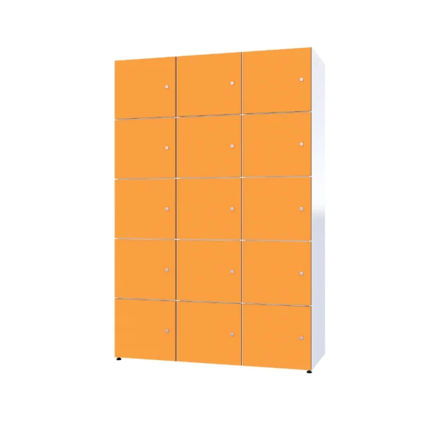 Armoire de consigne en métal avec HPL - Combo