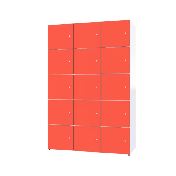 Armoire de consigne en métal avec HPL - Combo