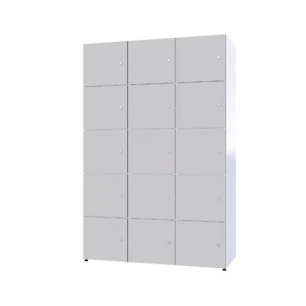 Armoire de consigne en métal avec HPL - Combo