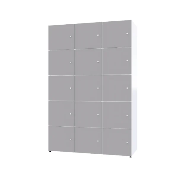 Armoire de consigne en métal avec HPL - Combo