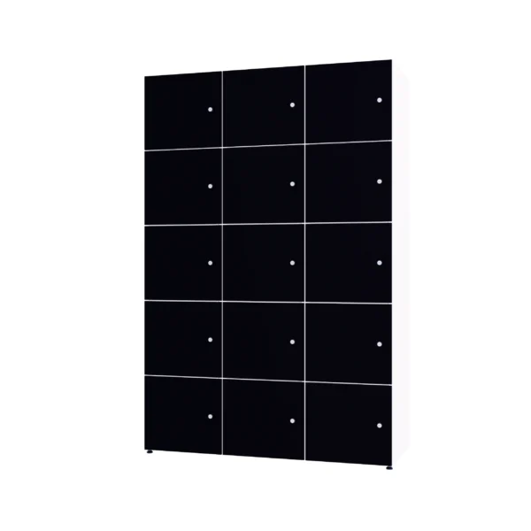 Armoire de consigne en métal avec HPL - Combo