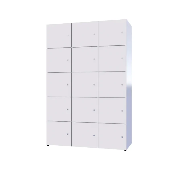 Armoire de consigne en métal avec HPL - Combo