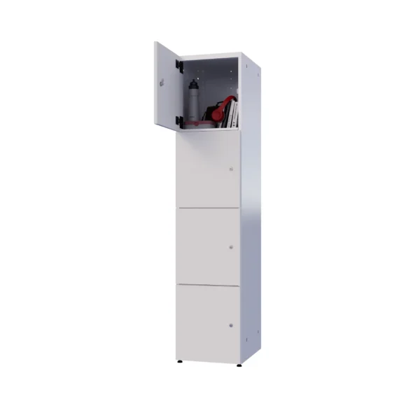 Armoire métallique modulaire avec LPW - Combo 4 niveaux
