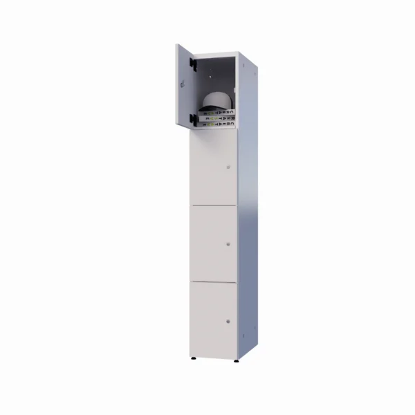 Armoire métallique modulaire avec LPW - Combo 4 niveaux