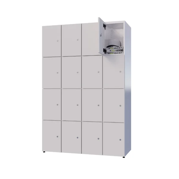Armoire métallique modulaire avec LPW - Combo 4 niveaux