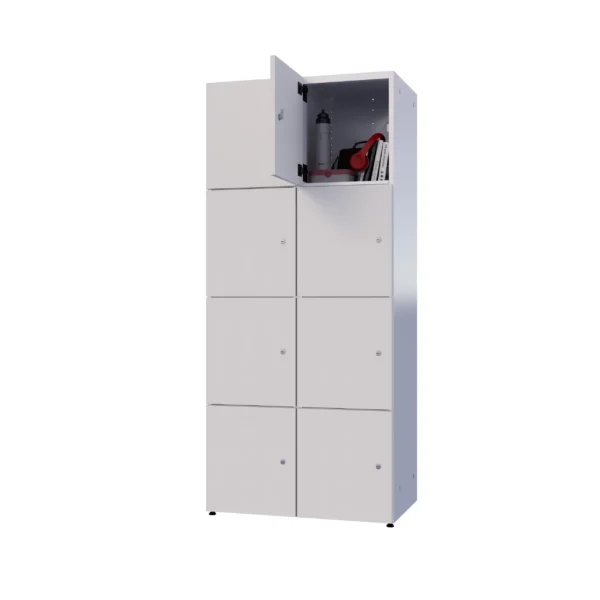Armoire métallique modulaire avec LPW - Combo 4 niveaux