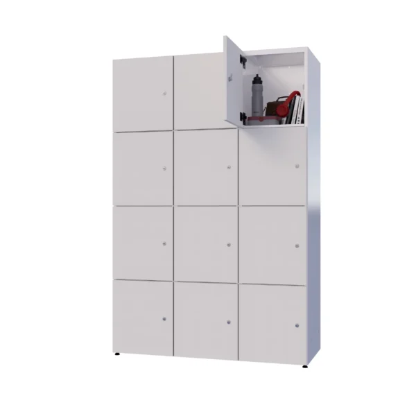 Armoire métallique modulaire avec LPW - Combo 4 niveaux
