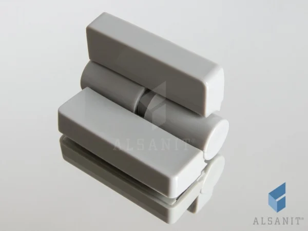 Charnière pour cabines de toilette 10-28mm, gris TAUCETI