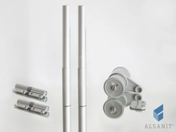 Jeu de raccords pour cabines de WC 10-12mm SOLARI