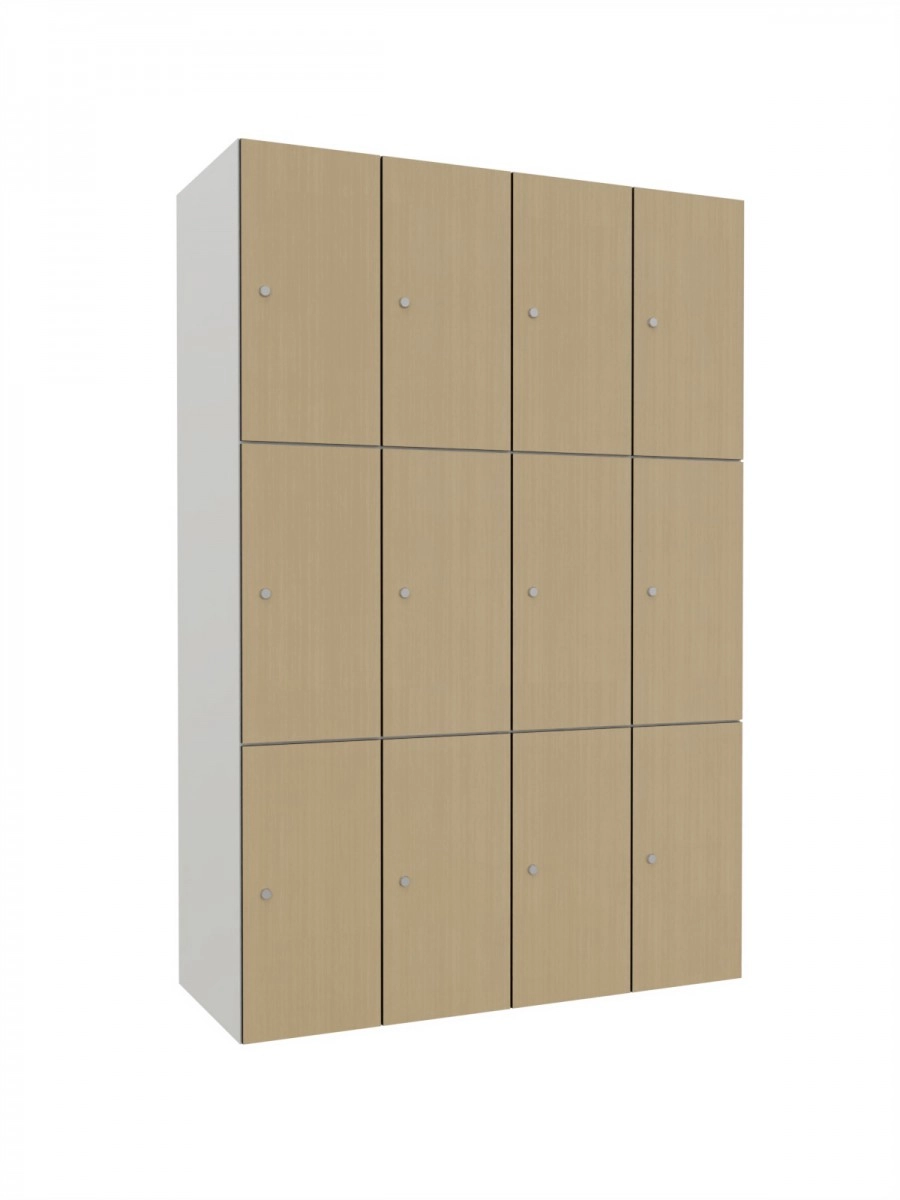 Armoire métallique modulaire avec HPL